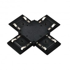 X-Connector for Ultra Slim Magnetic Track Rails 48V 93USXC/BL
